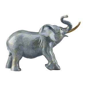 Copper World <b>Elephant</b> Figurine Silver Gray Handmade Artistic Decor For Home Office Desktop <b>Gift</b> - Product Image 4