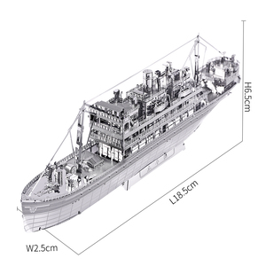 Rompecabezas Metálico 3D Piececool, Modelo del <span class=keywords><strong>Barco</strong></span> Transatlántico, Kit de Ensamblaje de Buque Transatlántico, Juguete Educativo - Product Image 5