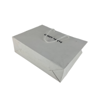 Sacs en papier kraft biodégradables, durables, écologiques, réutilisables et personnalisés, avec poignées en ruban/corde de coton, pour emballages cadeaux et artisanat