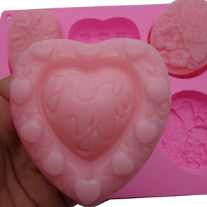 BPA Free 3D Flower Shaped <b>Soap</b> Candy Silicone <b>Molds</b> - Product Image 5