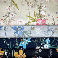Tissu Popeline 100% Coton Imprimé Floral, Tissage Uni pour Robes, Sacs, Literie, Textiles de Maison, Jouets, Garçons, Filles, Haute Qualité