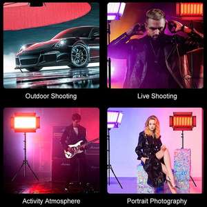 ZSYB Le <span class=keywords><strong>plus</strong></span> populaire Dimmable Rechargeable 35 watts a mené des lumières photographiques vidéo de panneau pour YouTube <span class=keywords><strong>Tiktok</strong></span> - Product Image 6