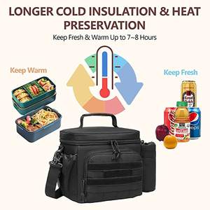 Bolsa térmica duradera personalizada para el almuerzo, lona de algodón ecológica, bolsa de compras portátil OEM, bolsa térmica para alimentos, bolsa térmica <span class=keywords><strong>Jumbo</strong></span> - Product Image 6