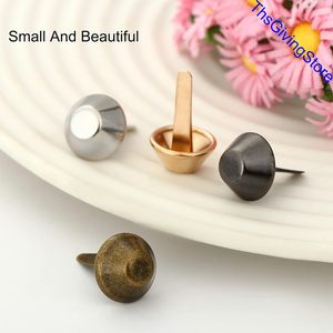 Rivets coniques métalliques à visser, à tête plate, à pointe, pour sacs à main, quincaillerie pour la fabrication de sacs - Product Image 4