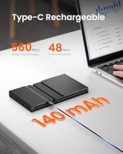 Portable <b>Wireless</b> Three-fold <b>Keyboard</b> Triple Fold <b>Keyboard</b> Touchpad Numpad <b>Keyboard</b> for galaxy Fold 7 - Product Image 5