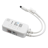 Contrôleur de bande LED intelligente Tuya RGBIC, application WiFi, synchronisation musicale double mode, couleur de rêve, décoration intérieure, bande pixel, télécommande