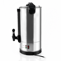 Chauffe-eau électrique commercial RAF R.7337, capacité 16,5 L, chaudière en acier inoxydable, chauffage rapide pour le service des boissons