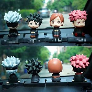 Figurines d'anime de 4 styles, Kugisaki <span class=keywords><strong>Nobara</strong></span>, Gojo Satoru, Itadori Yuji, figurines miniatures de dessin animé, jouet en PVC, buste de figurine en PVC, artisanat en PVC pour bureau et voiture - Product Image 5
