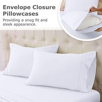 Taies d'oreiller en microfibre 100% pour lit Queen, 16 pouces de profondeur, ensemble de draps, ensemble de draps ajustés pour lit, vente en gros