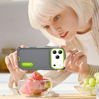 Coques de protection robustes 3 en 1 avec béquille pour iPhone 18 Pro Max, MOQ 500, coque de protection robuste avec béquille pour iPhone 18.