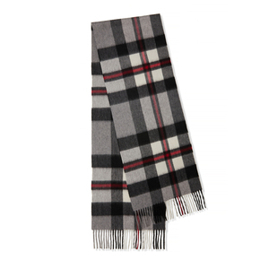Bufanda a cuadros cepillada tejida de Cachemira pura <span class=keywords><strong>C</strong></span>, chal de tartán de invierno para mujer, OEM personalizado de lana de lujo - Product Image 5