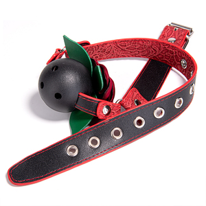 Kadınlar için Yatak Altında BDSM Oyunları İçin Gül Ağız Toplu Kırmızı Japon Esaret Ağız Tıkaç Seti - Product Image 5