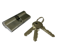 LCKLUX Serrure de porte en fer de 70 mm, de haute qualité, antivol, étanche, pour porte en bois, avec 3 clés, haute sécurité