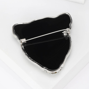 Broche Panthère Vintage Multi-Métal Plaqué Or, Grande Épingle de Sûreté, Inspirée des Créateurs de Luxe, pour Costume et Manteau Homme, Récompense - Product Image 3