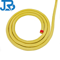 Yüksek Mukavemetli Örgülü Aramid Elyaf Halat 10mm 12mm 16mm Isıya Dayanıklı Aşınmaya Dirençli Kevlar Kaldırma ve Askı Kullanımı İçin