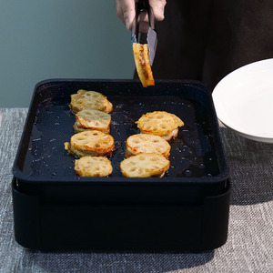 2023 Hot Sale Portable Smokeless <b>BBQ</b> Griddle <b>Plate</b> PTFE Non-Stick Carbon Steel Household Use Foldable Design Commercial Korean B - Product Image 5