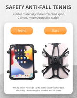 Support de tablette flexible 2 en 1 pour pare-brise/verre de voiture avec ventouse, support de téléphone pour voiture pour montage Ram