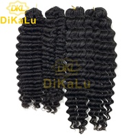 Mèches de cheveux au crochet style Boho Braids, vierges vietnamiennes, ondulation profonde, brutes, non traitées, cuticules alignées, pré-épilées, qualité naturelle douce