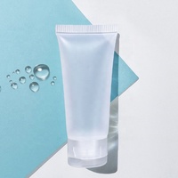 Contenants transparents vides de 20 ml, 30 ml, 50 ml, 100 ml avec bouchon à rabat, tubes en plastique souple pour le lavage du visage, le nettoyant, la crème, l'emballage pour les cosmétiques