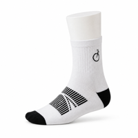 Chaussettes de cyclisme personnalisées respirantes et rembourrées, chaussettes de sport OEM ODM en gros pour le cyclisme sur route, le VTT, hommes et femmes
