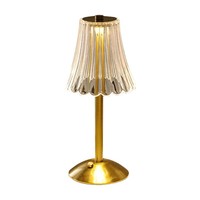 Lampe de bureau LED rechargeable, adaptée aux bureaux modernes et aux bars, réglable avec trois réglages d'éclairage, équipée d'un port USB