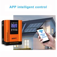 Régulateur automatique haute tension Mppt 12V 24V 36V 48V 60V 72V 84V 96V Contrôleur de charge de batterie solaire 30A 40A 50A 60A