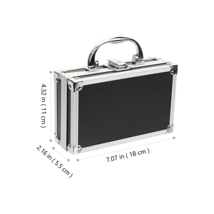 Maletín Rígido de Aluminio Mini, Duradero, de 7 Pulgadas, <span class=keywords><strong>para</strong></span> Almacenamiento de <span class=keywords><strong>Herramientas</strong></span> Portátiles, con Soporte OEM/ODM - Product Image 3