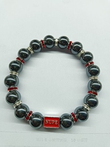 Pulsera NUPÉ/KAY con el Número de la Hermandad Griega ZETA PHI BETA, Estilo Clásico con Cuentas para Hombre, Joyería de Fraternidad, Regalo - Product Image 4