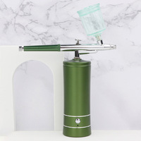 Nano brouillard pulvérisateur Mini compresseur d'air Kit Air-Brush peinture pistolet aérographe pour Nail Art tatouage artisanat gâteau