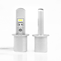 Phares sans ventilateur V20 18W 5000LM tout-en-un, taille halogène H1 H3 H7 H8 H10 H11 9005 9006 9012, ampoule LED de voiture pour feux de brouillard et phares