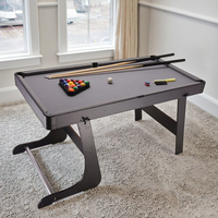 Table de billard et de snooker pliable d'intérieur YDZC de 6 pieds pour adultes, table de sport peu encombrante, conforme aux normes EN71/ASTM