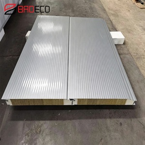 Fournisseur et fabricant <span class=keywords><strong>de</strong></span> panneaux <span class=keywords><strong>sandwich</strong></span> en laine <span class=keywords><strong>de</strong></span> roche avec bordure scellée en polyuréthane PU en Chine - Product Image 4