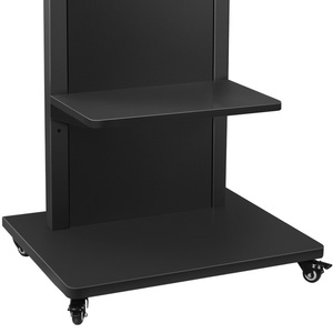 2025 di động mới TV đứng giỏ hàng 43-75 inch với mịn 90 ° xoay dọc & 4 Khóa bánh xe cho sử dụng thương mại - Product Image 3