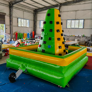 4*4*4m Hot Bán thương mại PVC lâu đài <span class=keywords><strong>Inflatable</strong></span> <span class=keywords><strong>Rock</strong></span> Leo Tường vui chơi giải trí trò chơi cho người lớn và trẻ em - Product Image 4
