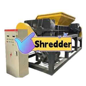 Double shaft Shredder Scrap Industrial Shredder Machine fir shredding bid hard products