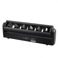 Barra de Luces Láser RGB R1200MW de 6 Ojos con Control DMX512, Clasificación IP33, para Clubes, Bares, KTV, Espectáculos