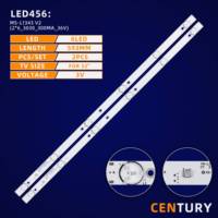 32 pouces MSL1343 V2 2017-01-04(2*6 _ 3030 _ 300MA _ 36V) 32 "(6LED 6V) bande LED TV avec 6 lentilles