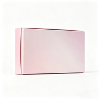 Custom Rigid Makeup Gift Box Blush Palette Set Packaging Box Magnetic Closure Recycled Materials UV Printing Pink Gradient