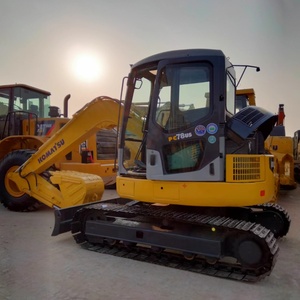 Komatsu รถขุด PC78US 7ตันมือสองแบบอเนกประสงค์ของแท้จากญี่ปุ่นอุปกรณ์ขุดตีนตะขาบพร้อมปั๊มเครื่องยนต์และโมเดล2019มอเตอร์ - Product Image 3