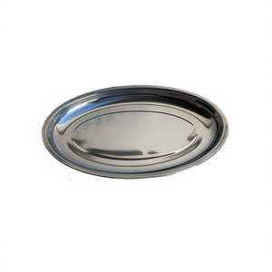 Bandeja de Acero Inoxidable de un Solo Nivel de 30 cm, Diseño Minimalista, para Almacenamiento de Alimentos, Material Metálico - Product Image 3