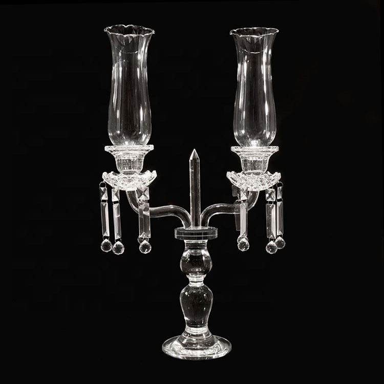 MH-Z089 New style glass table/home decoration glass candle holder