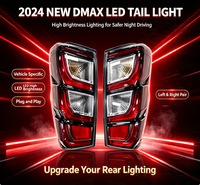 Pour Isuzu DMAX 2024, feux arrière LED, feux de freinage, clignotants, feux antibrouillard, nouveau modèle