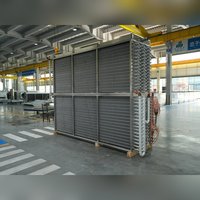 Congelador de aluminio de gran capacidad Donghang, evaporador de tubo expandido de alta resistencia para carne de res, carne de res IQF continua