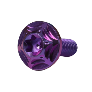 التصنيع باستخدام الحاسب الآلي توركس رئيس M6 دراجة نارية الفرامل الترباس Gr5 سبائك التيتانيوم البراغي مع عرافة مقبس الملحقات دراجة نارية - Product Image 1