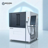 Mini découpeuse laser fibre CNC entièrement fermée 1500W, nouvelle, avec refroidissement automatique par eau pour métal et laiton, prise en charge du format AI