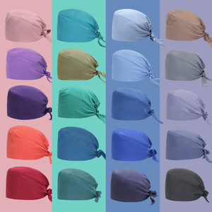 Cappello Medico Personalizzato in Tinta Unita per Dentisti, Infermieri, Veterinari, Traspirante con Bottoni - Product Image 1