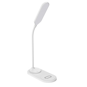 ไฮทาโอะ 15W โคมไฟตั้งโต๊ะชาร์จไร้สายแบบเร็ว 3-in-1 โคมไฟอ่านหนังสือ LED ควบคุมด้วยระบบสัมผัสพร้อมความสว่างที่ปรับได้ - Product Image 4