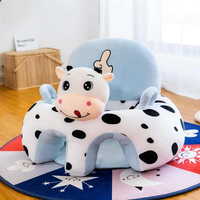 Boneka Hewan Kartun Hadiah Anak-Anak, Sofa Duduk Bayi, Penopang Bayi, Boneka Plush Penenang Bayi