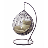 Chaise suspendue ronde en forme d'œuf pour patio, prix d'usine bon marché