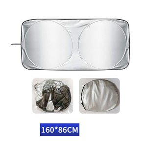 Pare-soleil de voiture neuf, pliable, en nylon, avec impression de logo, accessoire pour voiture, installation de vêtements de voiture, pare-soleil de voiture - Product Image 2